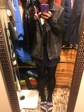「asos（エイソス）のアイテム（ベスト、グレー系）」を使った、宝玑さん（レディース・167cm）の春コーディネート