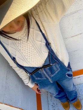 「ジョンブル　プライベート　ラボ(Johnbull Private labo)」｜「アイテム（ブーツ）」を使った、charさん（レディース・167cm）の秋コーディネート