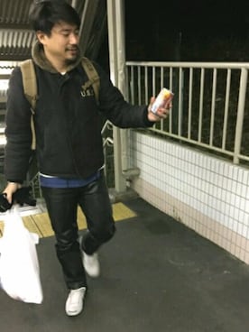 「アキコーデ」｜「アイテム（その他）」を使った、スギタさん（メンズ・170cm）の冬コーディネート