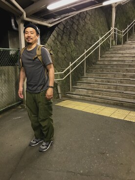 「Disce Gaudere.（ディスケガウーレ）のアイテム」を使った、スギタさん（メンズ・170cm）の春コーディネート