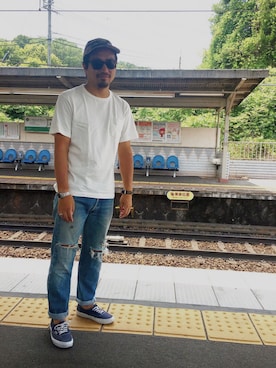 「DICE（ダイス）のアイテム」を使った、スギタさん（メンズ・170cm）の夏コーディネート