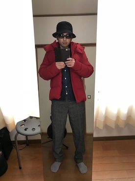 「BACK NUMBER（バックナンバー）のアイテム（ダウンジャケット/コート）」を使った、kenさん（メンズ・173cm）の冬コーディネート