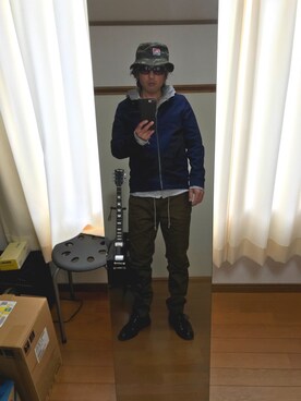 「BACK NUMBER（バックナンバー）のアイテム（ライダースジャケット）」を使った、kenさん（メンズ・173cm）の春コーディネート