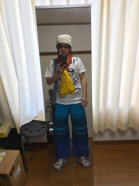 「yul（ヨル）のアイテム」を使った、kenさん（メンズ・173cm）の春コーディネート