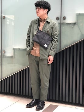 「SHIPS」｜酒井さん（メンズ・174cm）の春コーディネート