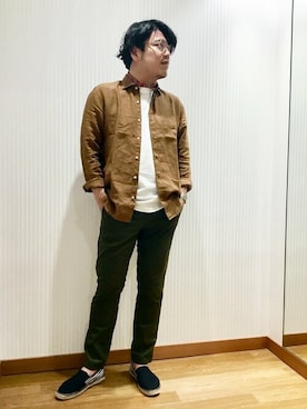 「SHIPS any（シップス エニィ）のアイテム（財布/小物）」を使った、酒井さん（メンズ・174cm）の夏コーディネート