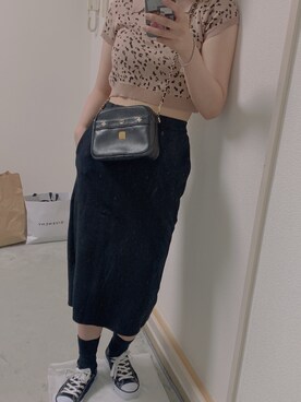 「GRL（グレイル）のローカットスニーカー（スニーカー、ブラック系）」を使った、imiさん（レディース・160cm）の夏コーディネート