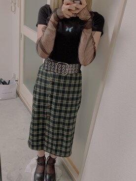 「OK（オッケー）のアイテム」を使った、imiさん（レディース・160cm）の夏コーディネート