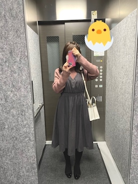 「179/WG（イチナナキュウダブルジー）のアイテム（ワンピース/ドレス）」を使った、akiracotさん（レディース・158cm）の冬コーディネート