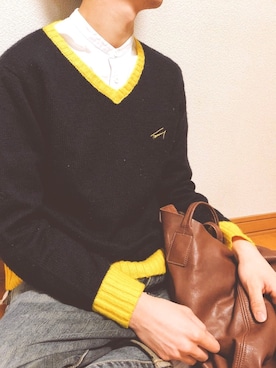 やすおさん（メンズ・178cm）の冬コーディネート