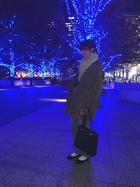 「キルティングコート」｜🔷さん（レディース・168cm）の秋コーディネート