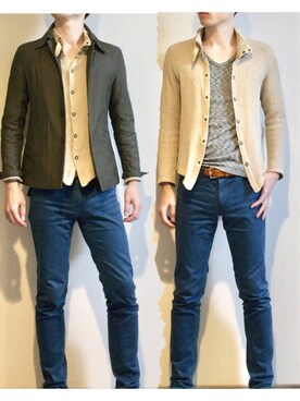 「HALB（ハルプ）のアイテム」を使った、ttさん（メンズ・181cm）の春コーディネート