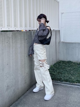 「レオパ柄」｜MIAKIさん（レディース・164cm）の春コーディネート