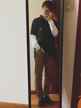 KUさん（メンズ・167cm）の秋コーディネート