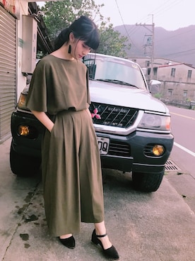 「NEI（ネイ）のアイテム」を使った、Nashiaさん（レディース・167cm）の冬コーディネート