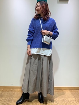 市川（ichikawa）さん（レディース・158cm）の冬コーディネート