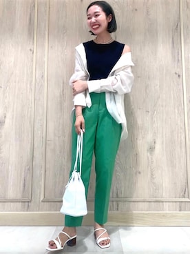 市川（ichikawa）さん（レディース・158cm）の春コーディネート