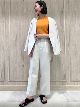 「遊び心のあるJacket Style」｜市川（ichikawa）さん（レディース・158cm）の春コーディネート