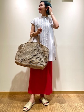 「ベーシック/トラッド」｜市川（ichikawa）さん（レディース・158cm）の夏コーディネート