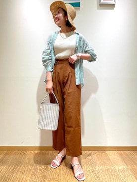 市川（ichikawa）さん（レディース・158cm）の夏コーディネート