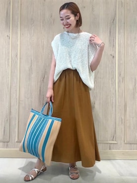 市川（ichikawa）さん（レディース・158cm）の夏コーディネート