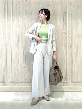 「ビジネス」｜「アイテム（その他シューズ）」を使った、市川（ichikawa）さん（レディース・158cm）の冬コーディネート