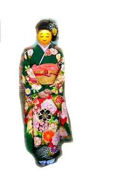 「アイテム（浴衣、グリーン系）」を使った、ｓｋｒ⁑さん（レディース・155cm）の冬コーディネート