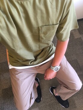 「PRO TREK(プロトレック)のアイテム」を使った、nkさん(メンズ・173cm)の夏コーディネート