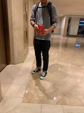 「アウトドアミックス」｜「アイテム（アナログ腕時計）」を使った、nkさん（メンズ・173cm）の秋コーディネート