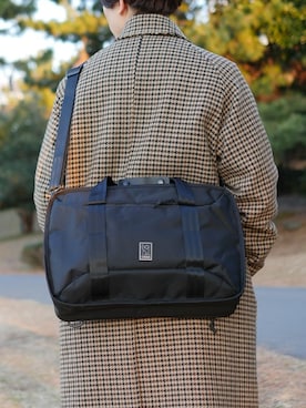 「アイテム（ビジネスバッグ）」を使った、CHROME TOKYO BAY HUBさん（メンズ・170cm）の冬コーディネート