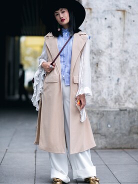 Meredith N KING寜謐謐さんのコーディネート