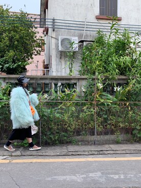 Meredith N KING寜謐謐さんのコーディネート