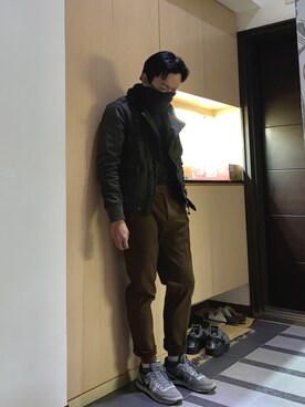 Azuma さん（メンズ・168cm）の冬コーディネート