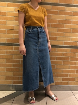 「CARRANO（カラーノ）のアイテム」を使った、amiさん（レディース・160cm）の夏コーディネート