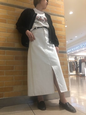 「REKISAMI（レキサミ）のアイテム」を使った、amiさん（レディース・160cm）の夏コーディネート