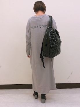 「surt（サート）のアイテム（ワンピース/ドレス）」を使った、amiさん（レディース・160cm）の秋コーディネート