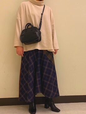 「オードリーアンドジョンワッド」｜amiさん（レディース・160cm）の冬コーディネート