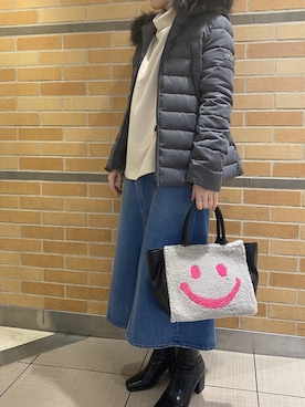 「TATRAS」｜amiさん（レディース・160cm）の冬コーディネート