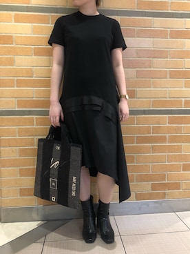 「REKISAMI（レキサミ）のアイテム」を使った、amiさん（レディース・160cm）の春コーディネート