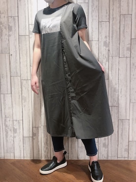 「ビーセカンド(B'2nd)」｜「アイテム（ワンピース/ドレス）」を使った、amiさん（レディース・160cm）の春コーディネート