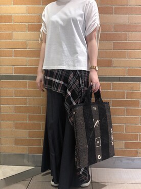 「mode」｜amiさん（レディース・160cm）の夏コーディネート