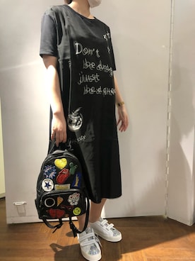 「ビーセカンド(B'2nd)」｜「アイテム（ワンピース/ドレス）」を使った、amiさん（レディース・160cm）の夏コーディネート