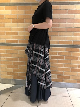 「ビーセカンド(B'2nd)」｜amiさん（レディース・160cm）の夏コーディネート