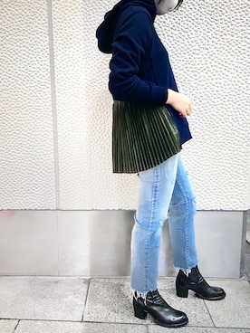 「ビーセカンド(B'2nd)」｜amiさん（レディース・160cm）の秋コーディネート