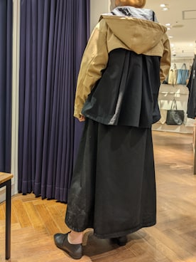 「ビーセカンド(B'2nd)」｜「アイテム（ブルゾン）」を使った、amiさん（レディース・160cm）の冬コーディネート