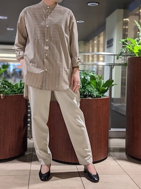 「Uncut Bound（アンカットバウンド）のアイテム」を使った、amiさん（レディース・160cm）の春コーディネート