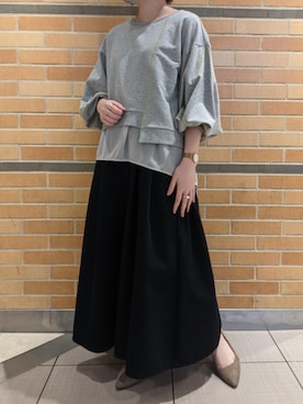 「ビーセカンド(B'2nd)」｜amiさん（レディース・160cm）の春コーディネート
