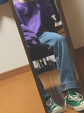 「UNIQLO（ユニクロ）の50色ソックス（消臭機能付き）（ソックス/靴下）」を使った、ebliy.さん（メンズ・165cm）の秋コーディネート