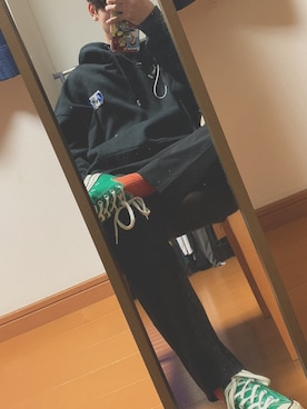 「UNIQLO（ユニクロ）の50色ソックス（消臭機能付き）（ソックス/靴下）」を使った、ebliy.さん（メンズ・165cm）の秋コーディネート