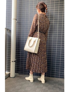 uichan❁⃘*.ﾟさん（レディース・163cm）の秋コーディネート